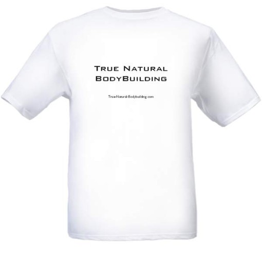 true natural bodybuilding t-shirt
