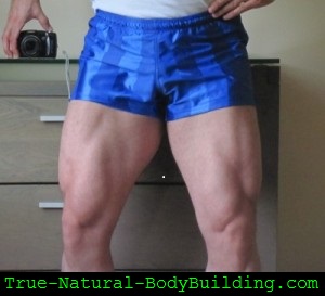 true natural bodybuilder legs